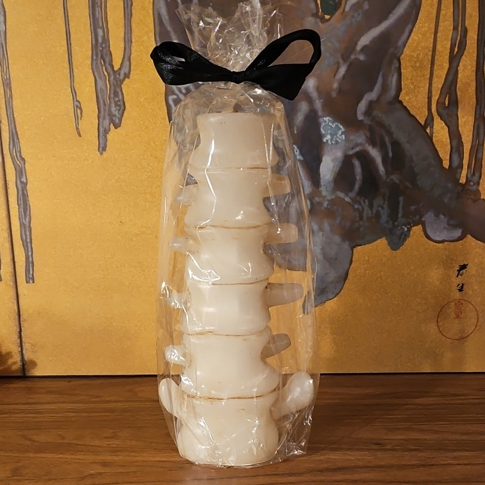Vertebrae Pillar Candle